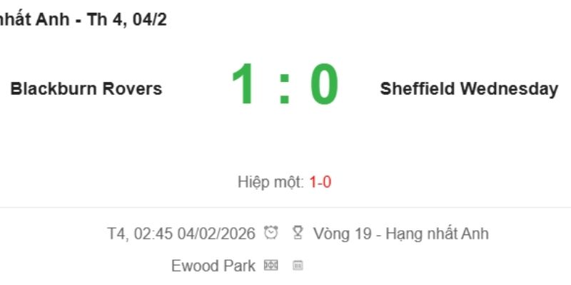 Diễn biến chính ghi dấu ấn bởi bàn thắng duy nhất của Cashin